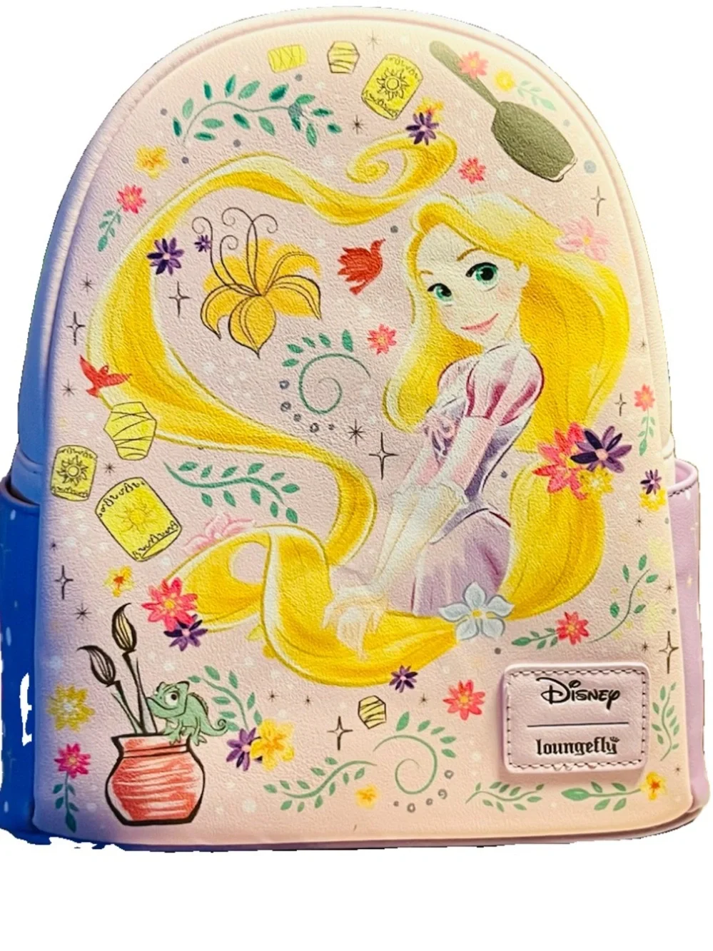 Loungefly Disney Tangled Rapunzel Art Doodles Miki Backpack